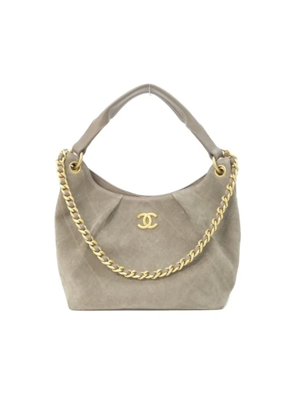 Chanel Shoulder Bag Gray
